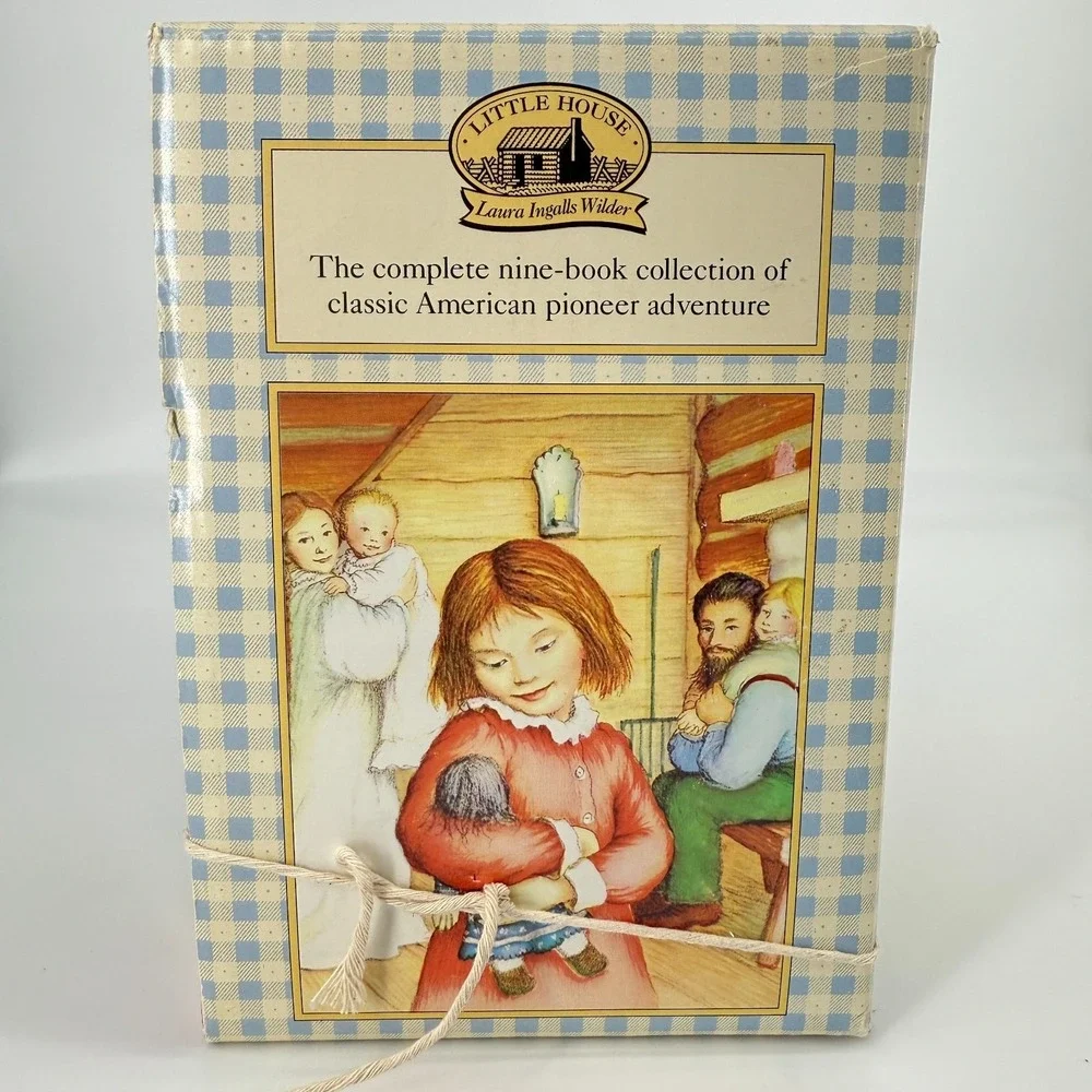 Little House Books Complete 9 Vol Set Laura Ingalls Wilder Vintage PB Box